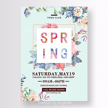 spring sale, Poster, Colorful Poster spring sale png transparent