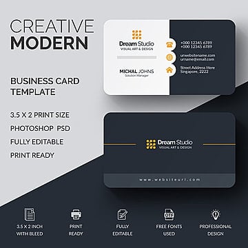 business card template, Business Card, Abstract businesses card white transparent