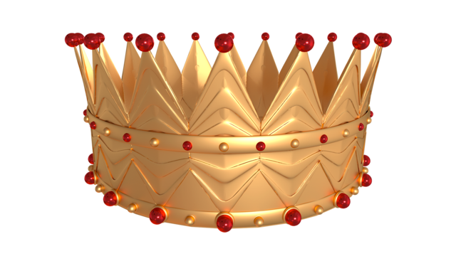 3d texture crown golden gem jewelry png, Golden, Gem crown 3d images hd